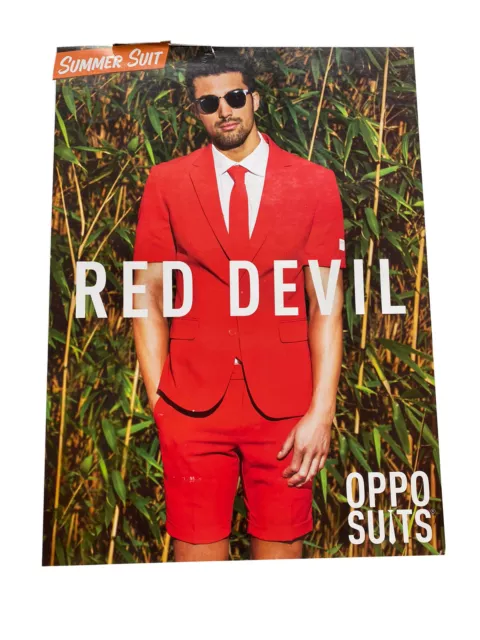 Opposuits RED DEVIL SUMMER Men's Hot Party Suit Size US 40,  EU 50, UK 40 3
