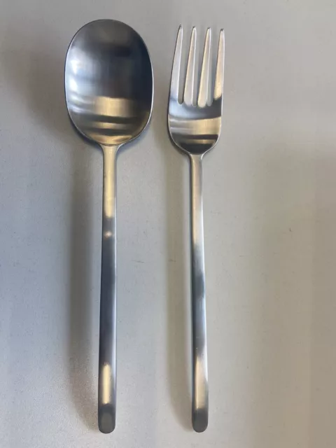 IKEA Salatbesteck Servierbesteck Silber Gabel Löffel