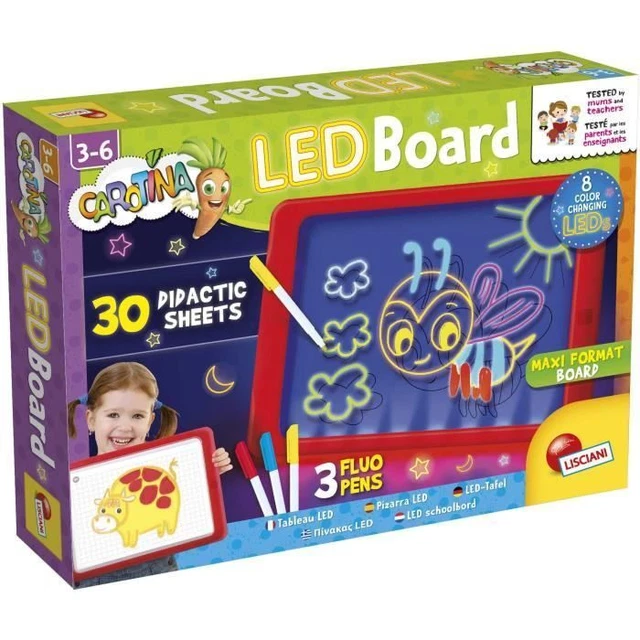 edu fun Montessori 21034 Planche d'exercice d'écriture pour calligraphie Poignée de pince et guide stylo Préparation au mouvement d'écriture pour les