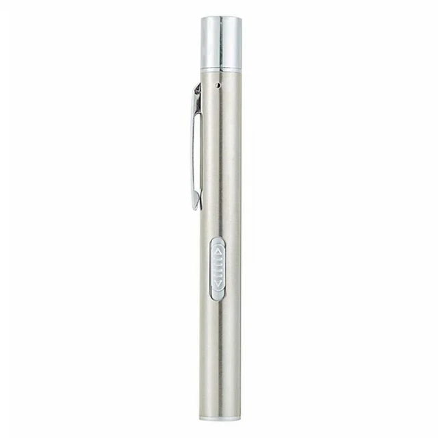 Neu Dauerhaft Stiftcliplicht Taschenlampen USB Wiederaufladbar Doppellichtquelle