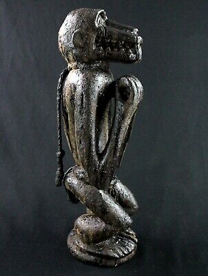 Art African - Authentic Figure Ape-Like - Monkey Mbotumbo Baoulé - 49 CMS 3