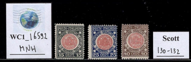 WC1_16592. ITALY. 1921 ANNEXATION VENEZIA GIULIA set. Sc. 130-132. MNH
