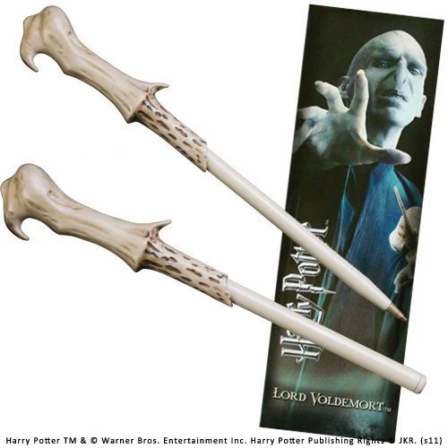 Harry Potter Lord Voldemort Wand Pen And Bookmark - Stylo-Plume Signets