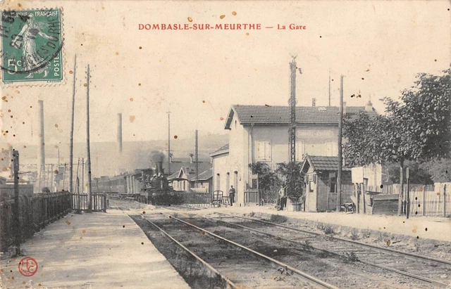 Cpa 54 Dombasle Sur Murthe La Gare (Train