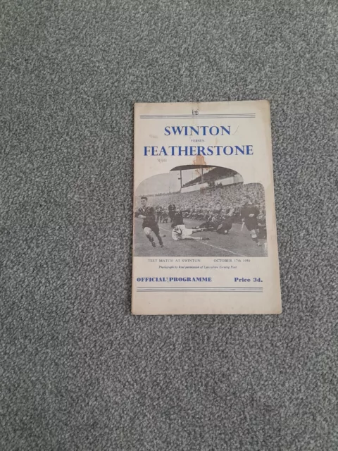 Swinton V Featherstone Rovers ( 17Th October 1959 )