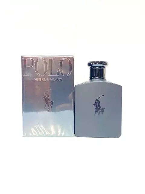 Polo Double Black by Ralph Lauren for Men EDT Spray 4.2 oz / 125 ml New In Box