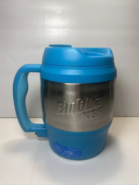 Bubba Insulated 52oz Mug Polyurethane Iconic Patented Keg Shape Aqua New