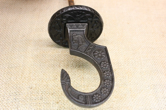 Old King TUT Pharoah hanging Plant Hook Lamp plaster washer Bird Cage vintage BL 3