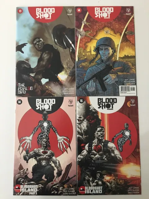 Bloodshot Reborn lot of 4 books #13, 14F, 14, 15