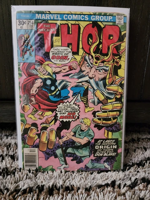 The Mighty Thor Vol. 1 Comic Book Lot #233 254 256 260 266 267 408 Marvel Comics 3