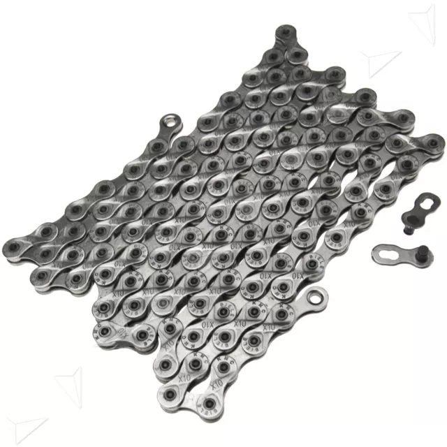 9 Speed 116 Links Bike Bicycle Chain for SHIMANO Deore LX 105 HG73
