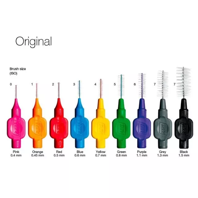 TePe Interdental Brushes: Any Colour, Size or Quantity 8 brushes per pack