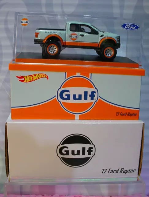 RARE 2019 RLC Hot Wheels Red Line Club Gulf '17 FORD RAPTOR☆blue☆#2683