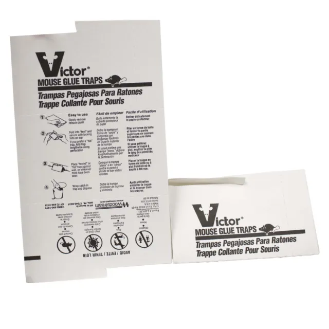 Victor M320 Mouse Glue Traps ( 72 Pack ) Victor Glue Boards Traps Mice & Insects 2