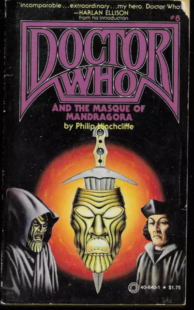 Doctor Who and the Masque of Mandragora Book #8 by Philip Hinchcliffe PB 1979