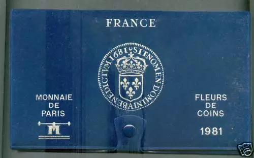 Fdc Tres Rare Coffret Fleur De Coins Complet De 1981 @ Qualite @ Petit Tirage