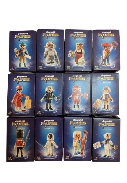 PLAYMOBIL SERIES MYSTERY Bags Figures Set Of 12 Boxed EUR 36,17