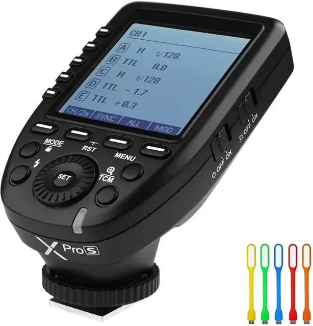 Godox Xpro-S TTL 2.4G Wireless High Speed Sync 1/8000S X System Flash Trigger T