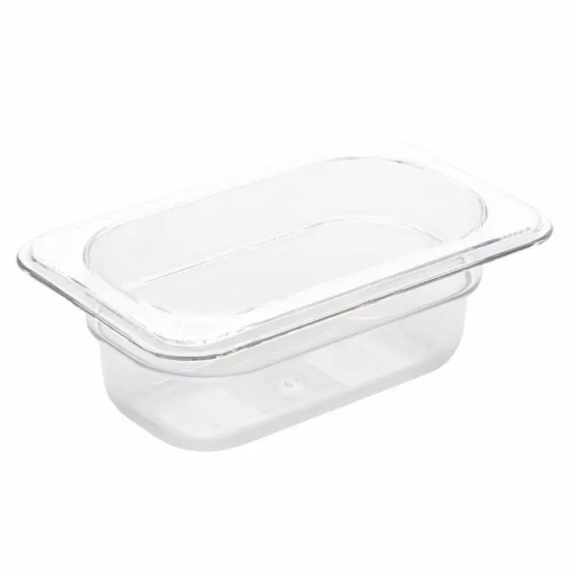 Vogue Clear Polycarbonate 1/9 Gastronorm Tray 65mm