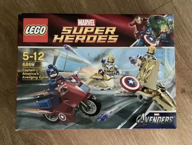 LEGO MARVEL SUPER Heroes Captain America s Avenging Cycle 6865
