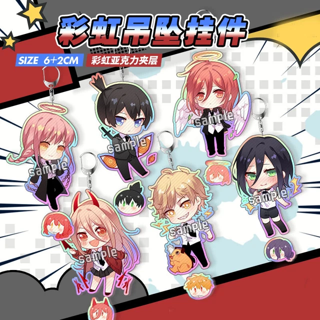 CHAINSAW MAN DENJI Makima Power Aki Angel Reze Quanxi Acrylic Keychain