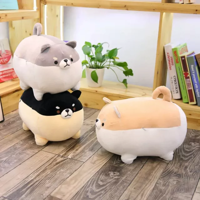 Plush Shiba Inu Dog Stuffed Toy Animal Soft Pillow Corgi Japanese Cute Toys Doll