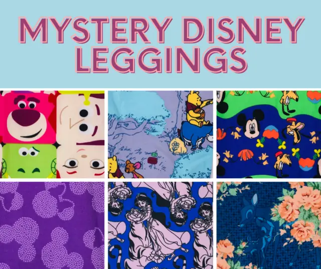 Lularoe Mystery Disney Leggings - All Sizes S/M L/Xl Tween Os Tc Tc2