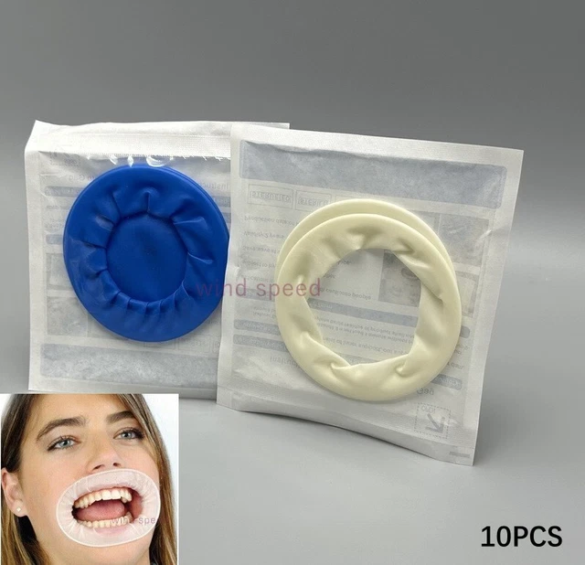 JUMTOP 10 Pz Dentale O Forma Diga Di Gomma Usa E Getta Sterile