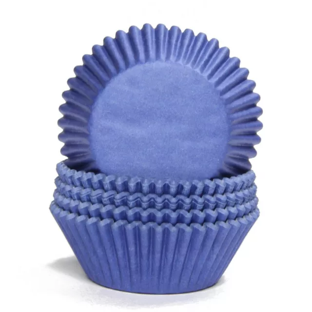 Miss Bakery's House® Pirottini in carta - standard - blu scuro - 75 pezzi - Ø