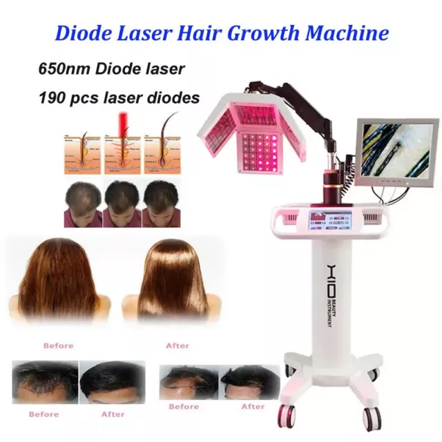 5IN1 LED Hair Growth Machine 650NM Diode Laser Loss Treatment Regrowth Therapy