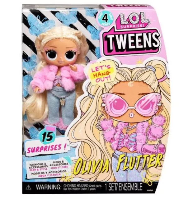 L.O.L. SURPRISE! TWEENS Fashion Doll Olivia Flutter with 15 Surprises ...