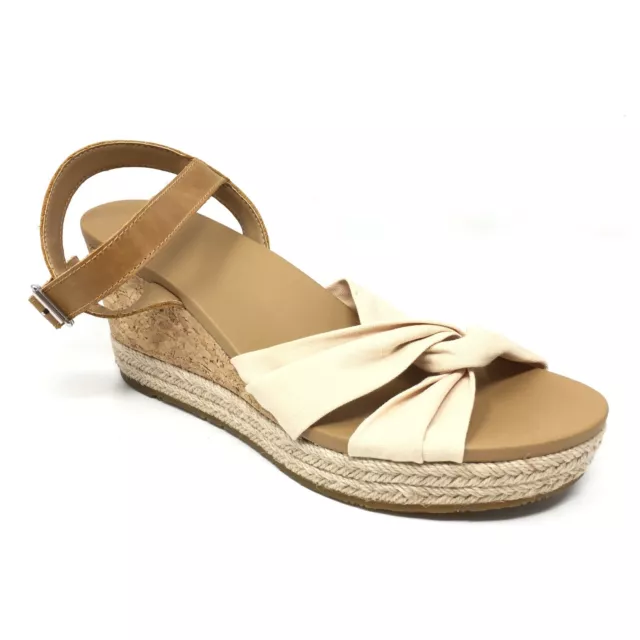 Ugg Joslyn Sandals Shoes Womens Size 8 US 39 EU Brown Beige Strappy Wedge