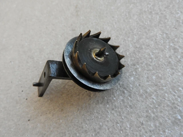 Roue De Pendule Zenith - Pièce Horloge Comtoise Laiton Doré - NOS