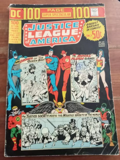 100 Page Super Spectacular DC-17 Justice League 1973 (VG) Bronze Age Giant Size