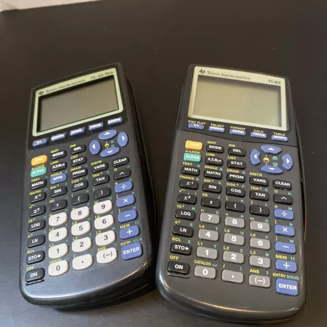 Texas Instruments TI-83 Plus Graphing And TI-83 Calculators For Parts or Repair