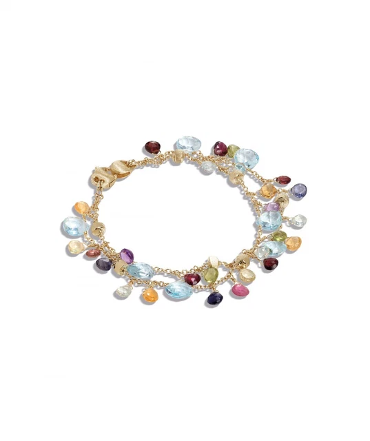 BB2594-MIX01T Y Marco Bicego/Paradise/Bracelet Two Wires 7 5/16in / Gold Gi BB2594-MIX01T Y Marco Bicego/Paradise/Bracelet Two Wires 7 5/16in / Gold Gi