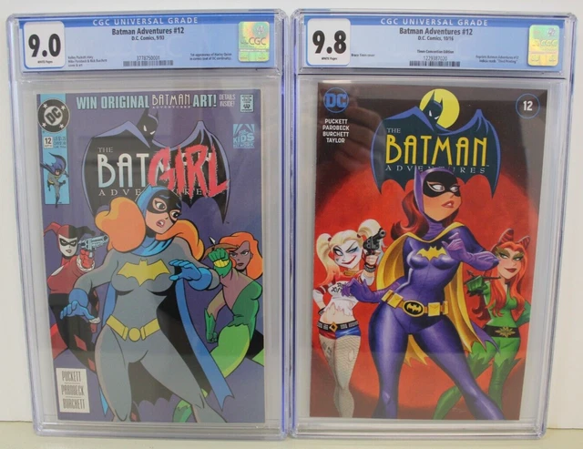 Batman Adventures #12 1993 DC 1st AND 3rd printing CGC 9.0 & 9.8 Harley Quinn