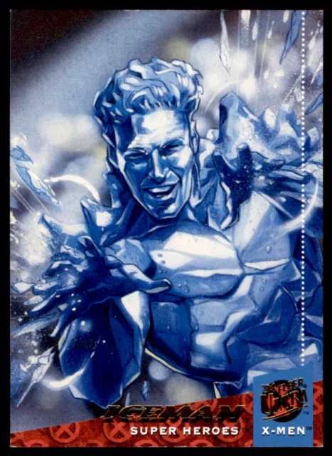 Fleer Ultra X-Men (1994) Iceman Super Heroes No. 10