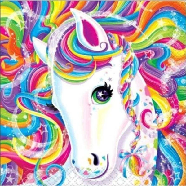 Diamond Painting Set Unicorn Einhorn ca. 50 x 40 cm