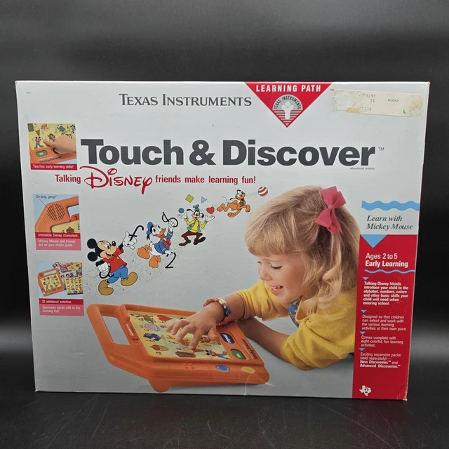VINTAGE DISNEY / Texas Instruments Touch & Discover Mickey