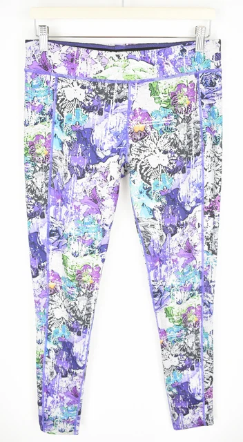 Sweaty Betty Leggings Donna Grande Lunghezza Intera Elasticizzato a Fiori Sport