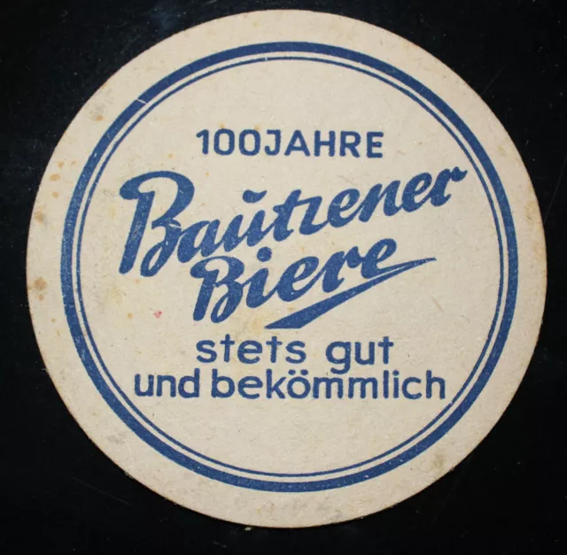 Bd Bierdeckel Bierfilz Glasuntersetzer Bautzener Brauerei Und Mälzerei Bier 2