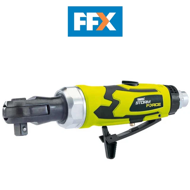 Draper 65019 Storm Force 3/8" Square Drive Stubby Air Ratchet Compressor tool