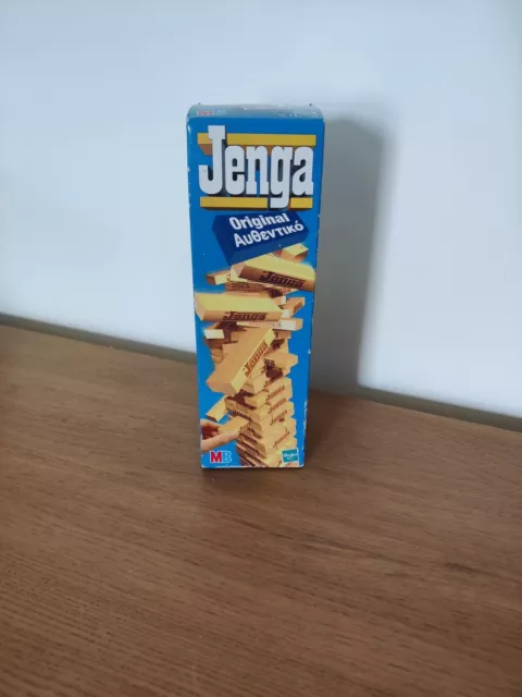 Jenga Hasbro Original Wooden Block Game Vintage 2000