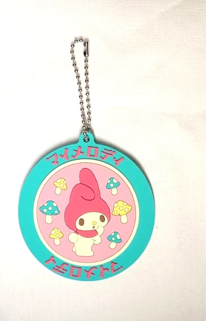 MyMelody(sanrio character) key ring written in Katakana made it by PVC