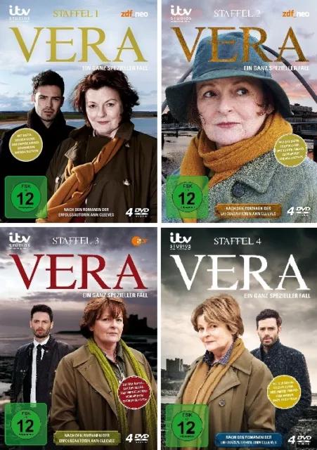 16 DVDs * VERA - EIN GANZ SPEZIELLER FALL - STAFFEL 1 - 4 IM SET # NEU OVP &