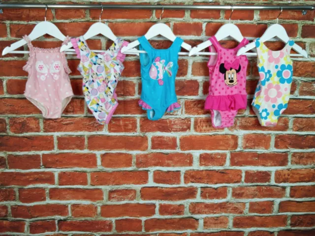 Baby Girl Bundle Age 6-9 Months M&S Tu George Disney Swimsuit Costume Beach 74Cm