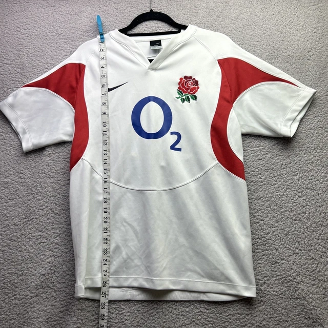 ENGLAND RUGBY Home shirt jersey NIKE M Medium 2005 Short Sleeve