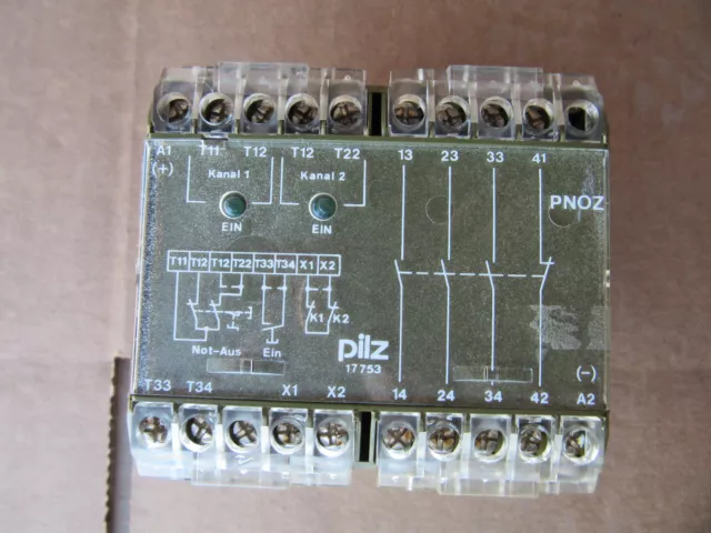 Pilz 474695 Safety Relay 24VDC 3S 1O W/Guarantee VGC!!! Free Shipping