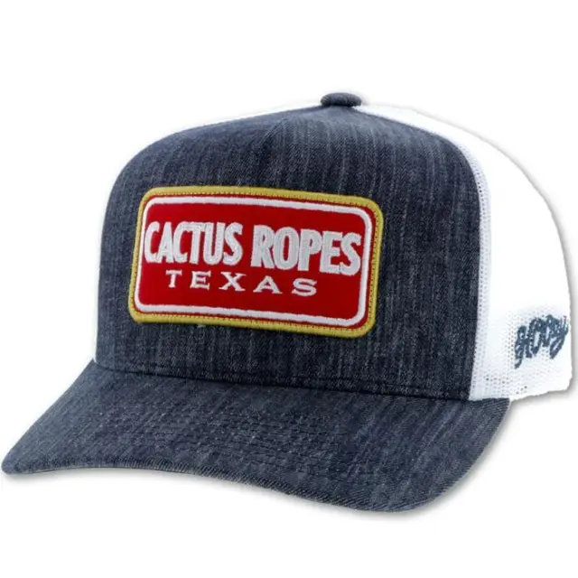 Hooey Children's Cactus Ropes Denim & Navy Snapback Hat CR058-Y